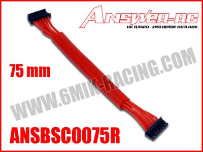 Cable silicone pour moteur Brushless sensor 75 mm ANSWER RC