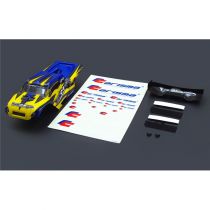Carrosserie et aileron GT24TR Jaune/bleu