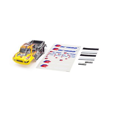 Carrosserie GT24T peinte et decor�e  Jaune / noire