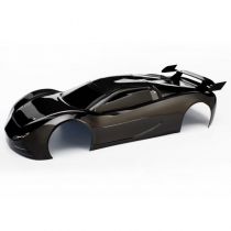 CARROSSERIE NOIRE PEINTE ET DECOREE + AILERON XO-1