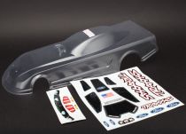 CARROSSERIE TRANSPARENTE FORD MUSTANG FUNNY CAR + AUTOCOLLANTS