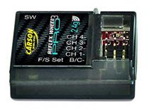 Carson 500501533 – Récepteur Reflex Wheel Pro 3, 2.4 GHz 