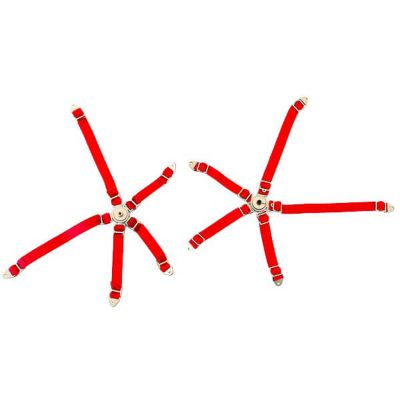 Ceinture de s�curit� de si�ge baquet Rouge avec attache en m�tal pour Crawler - Hobbytech - HT-SU1801078