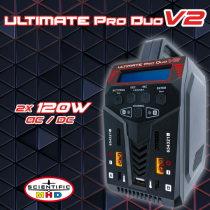 Chargeur pour accu pour appareil radiocommandé ULTIMATE PRO DUO V2 2 X 120W S022056