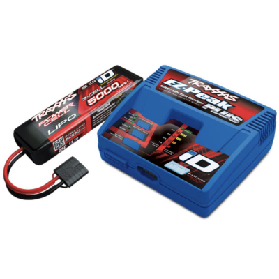 Chargeur sortie 4-amp 80W 2970G + 1 batt. 3S 5000mah Traxxas 2970G