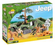 COBI 24192 - Jeep Willys avec remorque - 190 pièces - 2 figurines