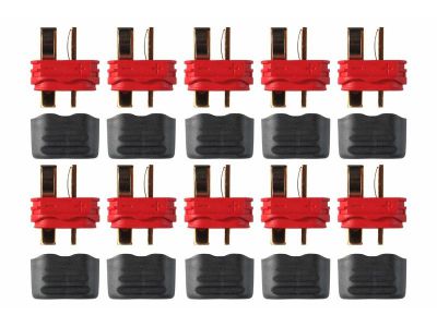 Connecteur : prise Deans (T) avec capuchon  M�le (10pcs)