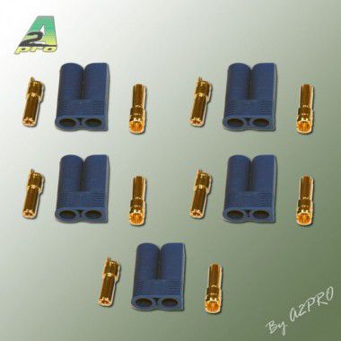 Connecteur EC5 M�le Plaqu� OR (5 paires)