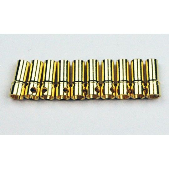 Contacts cylindriques 3.5mm or Femelles (100pcs)  S044140321