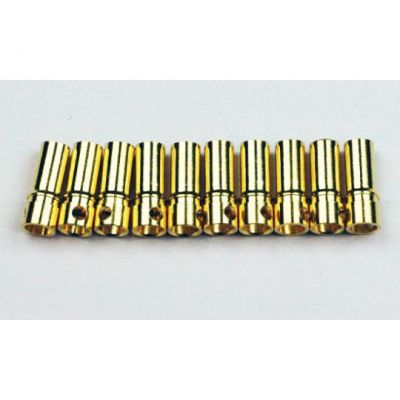 Contacts cylindriques 3.5mm or Femelles (100pcs)  S044140321