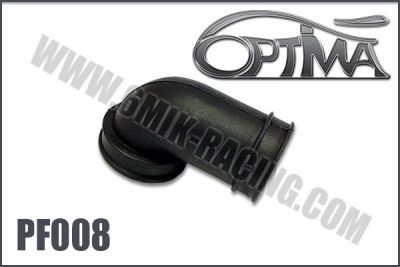 Coude de filtre � air 1/8 OPTIMA en L