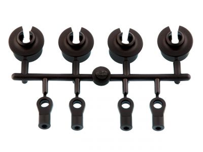 COUPELLES ET CHAPES PLASTIQUES AMORTISSEUR X4