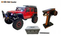 Crawler RC DF-4S PRO Rouge 4WD avec Leds et Treuil 1/10 - 3164