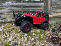 Crawler RC DF-4S PRO Rouge 4WD avec Leds et Treuil 1/10 - 3164