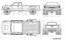 Crawling kit - PG4L 1/10 4x4 Pick up