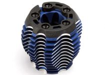 CULASSE POWER TUNE ALU ANODISEE BLEU + SUPPORT PLASTIQUE TRX 3.3