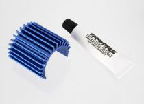 DISSIPATEUR THERMIQUE ALU BLEU POUR MOTEUR BRUSHLESS VELINEON 380 - TRX3374 - TRAXXAS