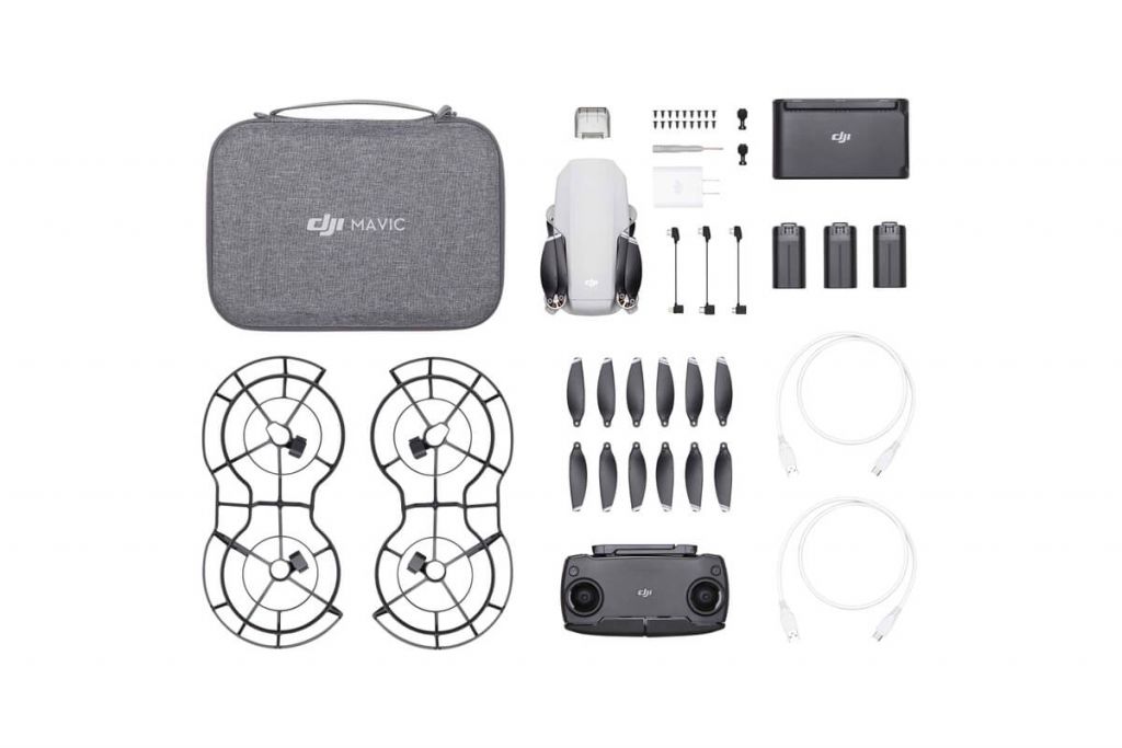 DJI Mavic Mini avec fly more combo - 3 batteries, sacoche, helices