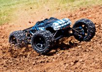 E-REVO2 6S BLEU/BLANC - 4x4 - 1/10 BRUSHLESS - VXL TSM TQI ID - SANS AQ/CHG - TRAXXAS - TRX86086-4-BLUE