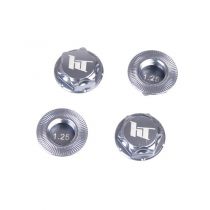 Ecrou de roue borgne gris 1.25mm