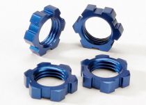 ECROUS DE ROUES ALU 17MM ANODISES BLEU (4) - TRX5353 - TRAXXAS