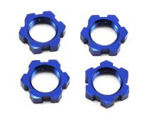 ECROUS DE ROUES ALU 17MM ANODISES BLEU (4) - TRX7758 - TRAXXAS