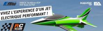 EFL7550 - E-Flite HAVOC Xe 80mm EDF Sport Jet BNF Basic avec AS3X et SAFE Select