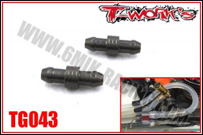 Extension de Durite en Alu T-WORK\'S  (2 Pcs)