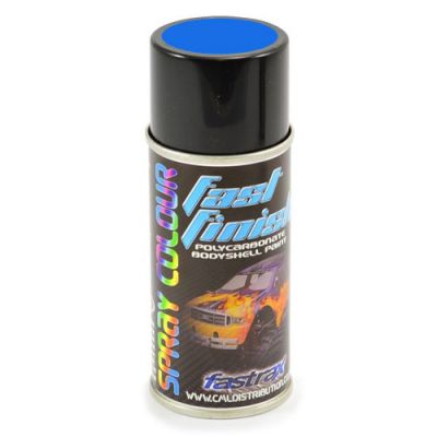 FAST267 -�Fastrax Fast Finish Peinture en a�rosol Bleu Racing (rally) 150ML pour lexan