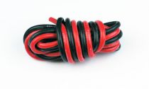 FILS SILICONE AWG14 2.12MM2 ROUGE+NOIR LONGUEUR 1M - S04417140