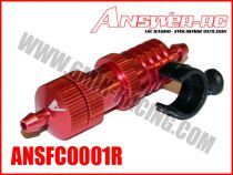 Filtre à Essence Gros Volume + Support en Alu \ Rouge\ 