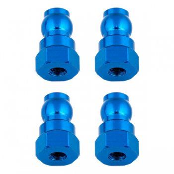 Fixations hautes d\'amortisseurs 12mm bleus (4) B6.1 - AS91816 - Pi�ce d�tach�e Team Associated - 91816