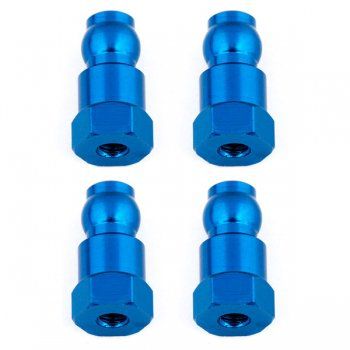 Fixations hautes d\'amortisseurs 14mm bleus (4) B6.1 - AS91817 - Pi�ce d�tach�e Team Associated - 91817