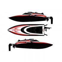 FTX BLACK VORTEX HIGH SPEED R/C RACE BOAT 44CM - FTX0701