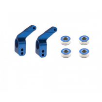 FUSEES ALU 6061-T6 ANODISEES BLEU (2) RUSTLER/STAMPEDE/BANDIT - 3652A - TRAXXAS