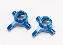 FUSEES DE DIRECTION GAUCHE/DROIT T6 ALU ANODISEES BLEU (2) - TRX6837X - TRAXXAS