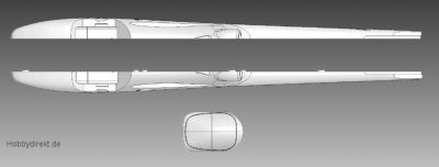 Fuselage et verri�re - EASYSTAR  224193