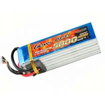 Gens ace Batterie LiPo 6S 22.2V-5000-45C (EC5) 162x45.5x42.5mm 780g