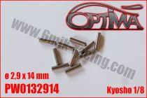 Goupilles de Cardans ø2,9 x 14mm - KYOSHO (10pcs)