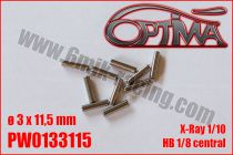Goupilles de Cardans ø3 x 11,5mm - HB / XB2 / XB4 (10pcs)