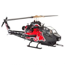 Hélicoptère BELL Cobra TAH-1F 1:100 - Red Bull - New Ray - 29843