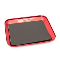 HobbyTech Plateau magnétique en aluminium ROUGE 119X101mm - HT-421850-RD