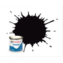 Humbrol 14ml NOIR METALLIQUE EMAL Paint - 201 - HU20201