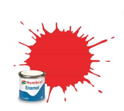 HUMBROL Enamel 209 Orange Feu Fluorescent Brillant � Fluo Fire Orange Gloss - AA7105 - HU209