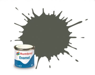HUMBROL Enamel 241 Vert Noir RLM 70 - Schwartzgr�n Matt 14ml - HU241