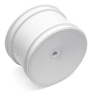 Jantes arri�res blanches (hexagones de 12mm)  -   Team Associated - AS9695