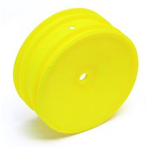 Jantes jaunes avants (hexagones de 12mm)  -   Team Associated - AS9691