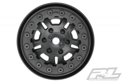 JANTES PROLINE FAULTLINE 1.9\  BLACK/ BLACK BEADLOC 10 SPOKE WHEELS - PL2748-15