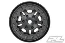 JANTES PROLINE FAULTLINE 1.9\  BLACK/ BLACK BEADLOC 10 SPOKE WHEELS - PL2748-15