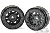 JANTES PROLINE FAULTLINE 1.9\  BLACK/ BLACK BEADLOC 10 SPOKE WHEELS - PL2748-15